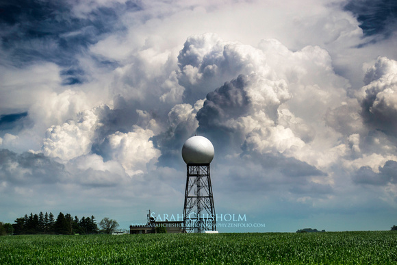 Storm Cloud Over Exeter Radar