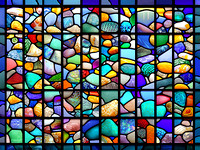 Glass & Stone Window