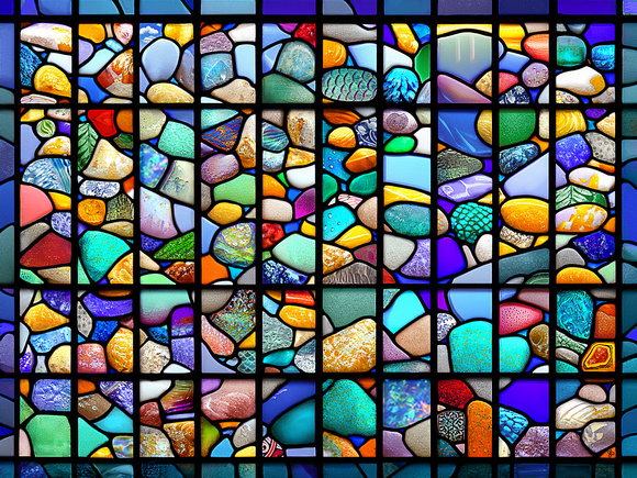 Glass & Stone Window