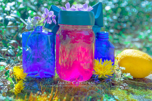 Violet Jelly & Sapphire Bottles