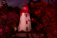 Autumn Lighthouse Afire