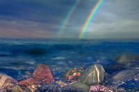 Rainbow Sky & Lightning Stone